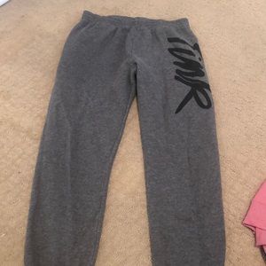 Gray sweats